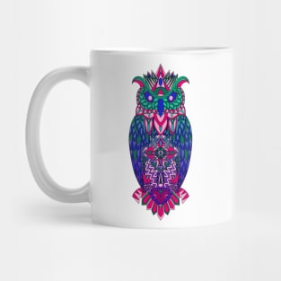 nite owl in led colors art ecopop Mug